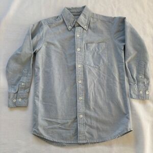 Urban Pipeline Boys Light Blue Oxford Button Down Shirt Size S 8 UBT10204